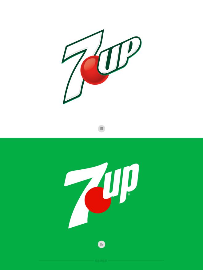 开云体育，七喜又换logo红点更加醒目！